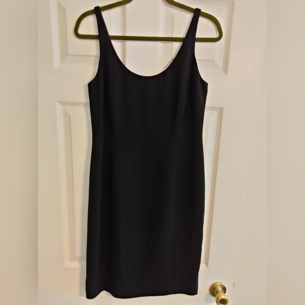 Ann Taylor LOFT size 8, 2  piece Black Business Dress with Jacket - Picture 2 of 3